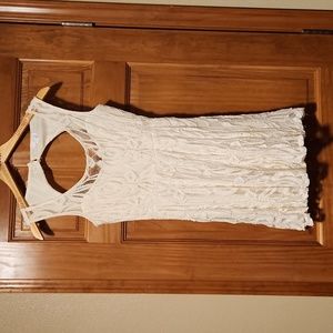 Cream lace dress